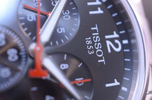 Load image into Gallery viewer, Tissot Chrono XL Quartz Asian Games Edition Black Dial Silver Steel Strap Watch For Men -  T116.617.11.057.02