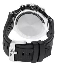 Load image into Gallery viewer, Tissot T Race Chronograph White Dial Black Rubber Strap Watch For Men - T141.417.17.011.00