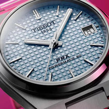 Load image into Gallery viewer, Tissot PRX Powermatic 80 Ice Blue Dial Silver Steel Strap Watch for Men - T137.207.11.351.00
