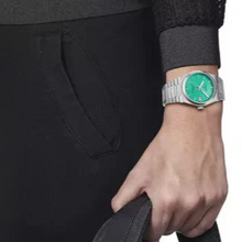 Load image into Gallery viewer, Tissot PRX Powermatic 80 Light Green Dial Silver Steel Strap Watch for Men - T137.207.11.091.01