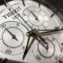 Load image into Gallery viewer, Tissot Couturier Chronograph White Dial Brown Leather Strap Watch For Men - T035.617.16.031.00