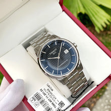 Load image into Gallery viewer, Tissot Luxury Powermatic 80 Black Dial Silver Steel Strap Watch for Men - T086.407.11.201.02
