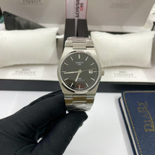 Load image into Gallery viewer, Tissot PRX Powermatic 80 Black Dial Silver Steel Strap Watch for Men - T137.207.11.051.00