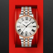 Load image into Gallery viewer, Tissot Carson Premium White Dial Two Tone Steel Strap Watch For Men - T122.410.22.033.00