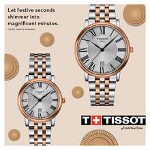 Load image into Gallery viewer, Tissot Carson Premium White Dial Two Tone Steel Strap Watch For Men - T122.410.22.033.00