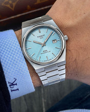 Load image into Gallery viewer, Tissot PRX Powermatic 80 Ice Blue Dial Silver Steel Strap Watch for Men - T137.207.11.351.00