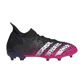 adidas Predator Freak 1 FG J Demonskin Black Shock Pink