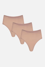 Load image into Gallery viewer, Base High Rise Brief in Buff (Pack)