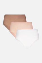Load image into Gallery viewer, Cloud Cotton High Brief in Honey (Pack)