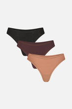 Load image into Gallery viewer, Cloud Cotton Low Thong in Deep (Pack)