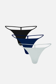 Glacé String Thong in Twilight (Pack)