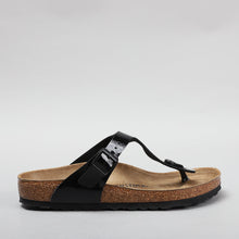Load image into Gallery viewer, BIRKENSTOCK - GIZEH 43661 BF - BLACK PATENT