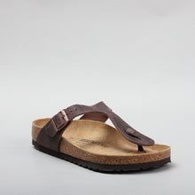 Load image into Gallery viewer, BIRKENSTOCK - GIZEH 743831 - OILED HABANA LEATHER