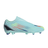 adidas X Speedportal.3 Laceless FG Clear Aqua Power Blue
