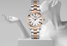 Load image into Gallery viewer, Tissot T Wave Mother of Pearl Dial Two Tone Steel Strap Watch For Women - T112.210.22.113.01