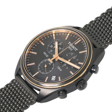 Load image into Gallery viewer, Tissot T Classic PR 100 Chronograph Anthracite Black Dial Black Mesh Bracelet Watch For Men - T101.417.23.061.00