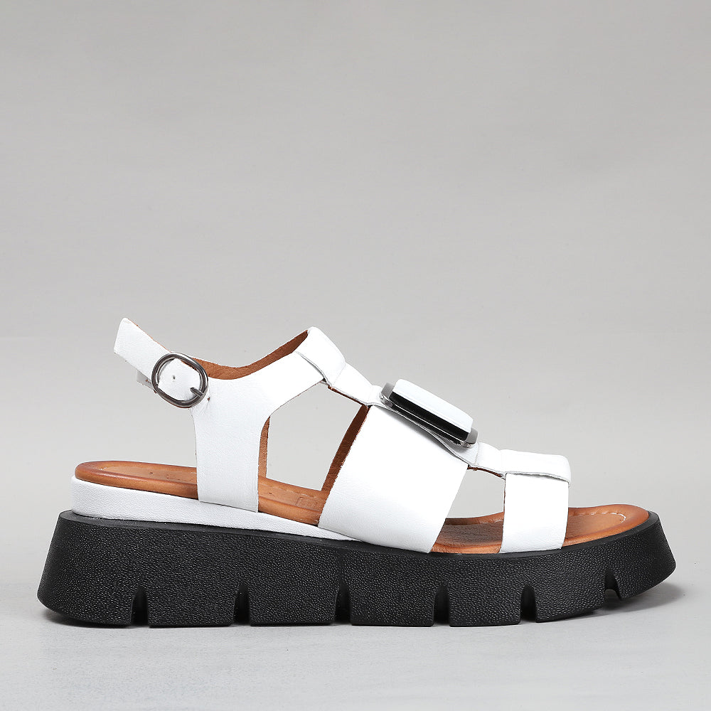 LE SANSA - HINDI - White/Black Sole