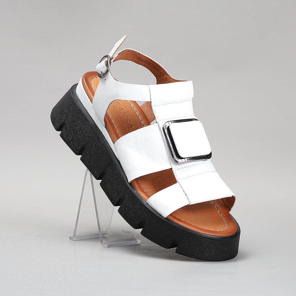LE SANSA - HINDI - White/Black Sole