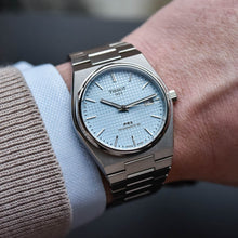 Load image into Gallery viewer, Tissot PRX Powermatic 80 Ice Blue Tiffany Dial Silver Steel Strap Watch for Men - T137.407.11.351.00