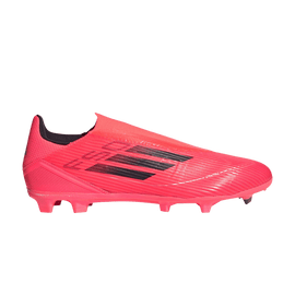 adidas F50 League Laceless Firm/Multi-Ground Turbo Aurora Black Platinum Metallic