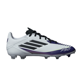 adidas F50 League Firm/Multi-Ground Messi Cloud White Core Black Purple