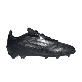 adidas F50 Pro FG Core Black Iron Metallic Gold Metallic (GS)