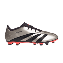 Load image into Gallery viewer, adidas Predator Club Multi-Ground Platinum Metallic Aurora Black Turbo