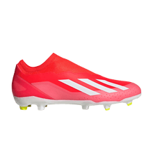 Load image into Gallery viewer, adidas Crazyfast League Laceless FG Solar Red Cloud White Team Solar Yellow