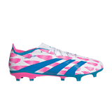 adidas Predator League FG Cloud White Solar Blue Solar Pink