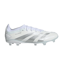Load image into Gallery viewer, adidas Predator 24 Pro FG Cloud White Silver Metallic