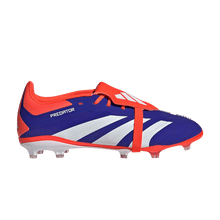 Load image into Gallery viewer, adidas Predator Elite Foldover Tongue FG Lucid Blue Cloud White Solar Red (GS)