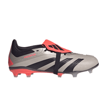 Load image into Gallery viewer, adidas Predator Elite Fold-Over Tongue FG Platinum Metallic Aurora Black Carbon (GS)