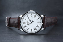 Load image into Gallery viewer, Tissot T Classic Dream White Dial Brown Leather Strap Watch for Men - T033.410.16.013.01
