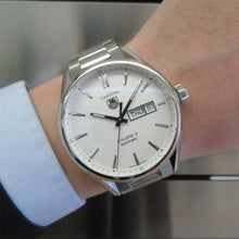 Load image into Gallery viewer, Tag Heuer Carrera White Dial Watch for Men - WAR201B.BA0723