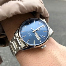 Load image into Gallery viewer, Tag Heuer Carrera Automatic Blue Dial Silver Steel Strap Watch for Men - WAR201E.BA0723