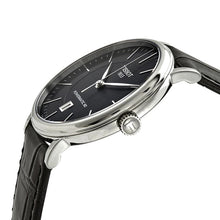 Load image into Gallery viewer, Tissot Carson Premium Powermatic 80 Black Dial Black Leather Strap Watch For Men - T122.407.16.051.00