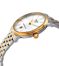 Load image into Gallery viewer, Tissot Carson Premium Powermatic 80 White Dial Two Tone Steel Strap Watch For Men - T122.407.22.031.00