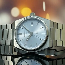 Load image into Gallery viewer, Tissot PRX Light Blue Dial Silver Steel Strap Watch For Women - T137.210.11.351.00