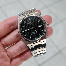 Load image into Gallery viewer, Tissot PRX Powermatic 80 Black Dial Silver Steel Strap Watch for Men - T137.407.11.051.00