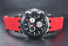 Load image into Gallery viewer, Tissot T Race Chronograph Black Dial Red Silicone Strap Watch For Men - T115.417.27.051.00
