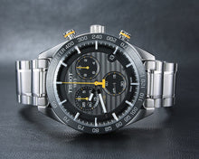 Load image into Gallery viewer, Tissot PRS 516 Chronograph Black Dial Silver Steel Strap Watch For Men - T100.417.11.051.00