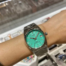 Load image into Gallery viewer, Tissot PRX Powermatic 80 Light Green Dial Silver Steel Strap Watch for Men - T137.207.11.091.01