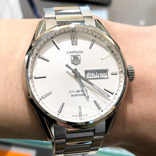 Load image into Gallery viewer, Tag Heuer Carrera White Dial Watch for Men - WAR201B.BA0723