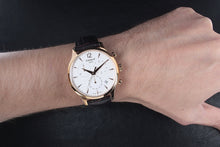 Load image into Gallery viewer, Tissot T Classic Tradition Chronograph White Dial Brown Leather Strap Watch For Men - T063.617.36.037.00