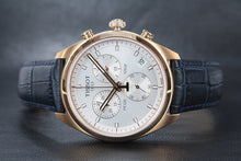 Load image into Gallery viewer, Tissot T Classic PR 100 Chronograph Silver Dial Black Leather Strap Watch for Men - T101.417.36.031.00