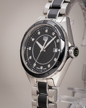 Load image into Gallery viewer, Tag Heuer Formula 1 Diamonds Black Dial Two Tone Steel Strap Watch for Women - WBJ141AB.BA0973