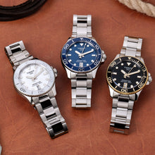 Load image into Gallery viewer, Tissot Seastar 1000 Black Dial Silver Steel Strap Watch For Men - T120.210.21.051.00