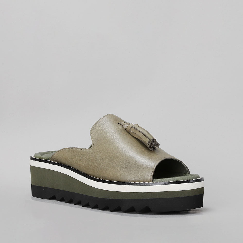 LE SANSA - Luxe Sandal - Olive