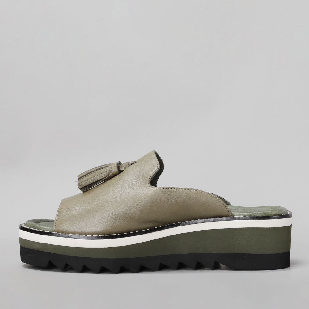 LE SANSA - Luxe Sandal - Olive