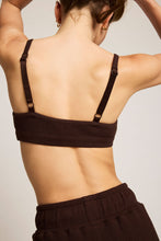 Load image into Gallery viewer, Waffle Knit Lounge Bralette in Espresso